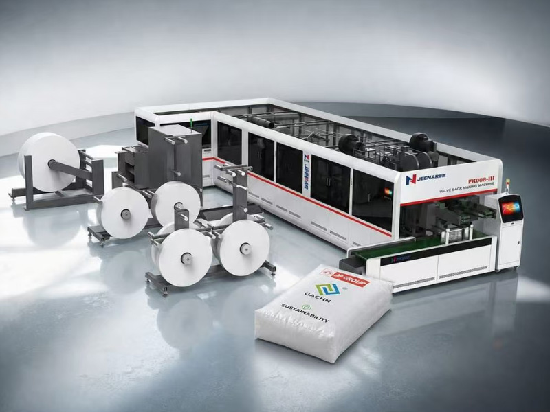 Máquina para fabricar sacos de plástico tejido con válvula FK008-III: Parámetros técnicos y guía de configuración de fábrica.